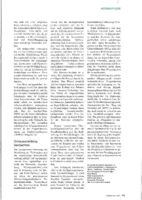 Vorschauseite 3: Heat it to beat it - Hypertherme intraperitoneale Chemotherapie (HIPEC).