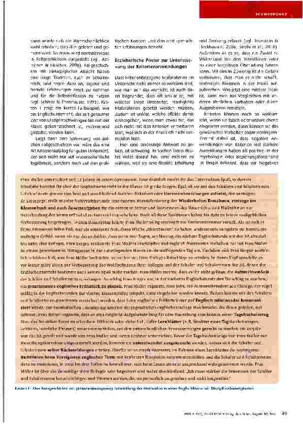 Vorschauseite 6: Qualitätskriterien für den Unterricht