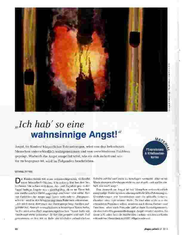 Vorschauseite 1: Ich hab; so eine wahnsinnige Angst!