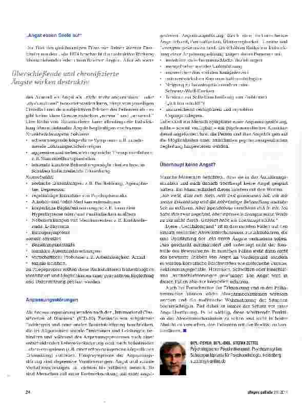 Vorschauseite 3: Ich hab; so eine wahnsinnige Angst!