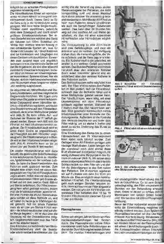 Vorschauseite 3: Hämoperfusion, Hämofiltration und Plasmapherese im Kindesalter aus pflegerischer Sicht