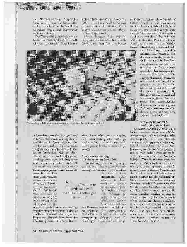Vorschauseite 2: Krebs und SexualitätWie können Ärzte und Pflegende Auswirkungen auf die Sexualität ansprechen?