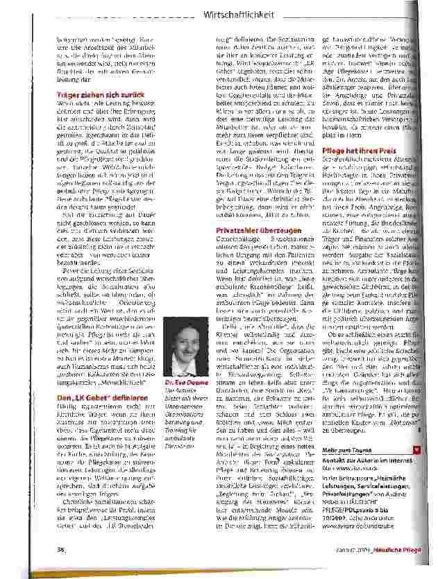 Vorschauseite 3: Die Leistung Menschlichkeit abrechnen