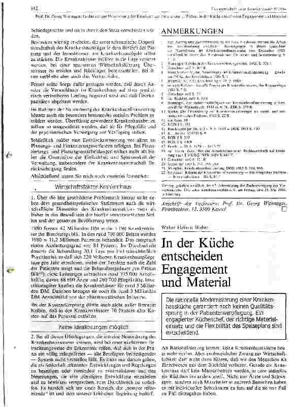 Vorschauseite 1: In der Küche entscheidet Management und Material