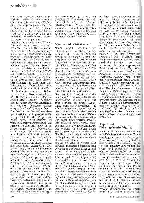 Vorschauseite 4: Das Gesetz zur Vereinheitlichung und Flexibilisierung des Arbeitszeitrechts ArbZG vom 6. 6. 94 einführender und kommentierender Bericht