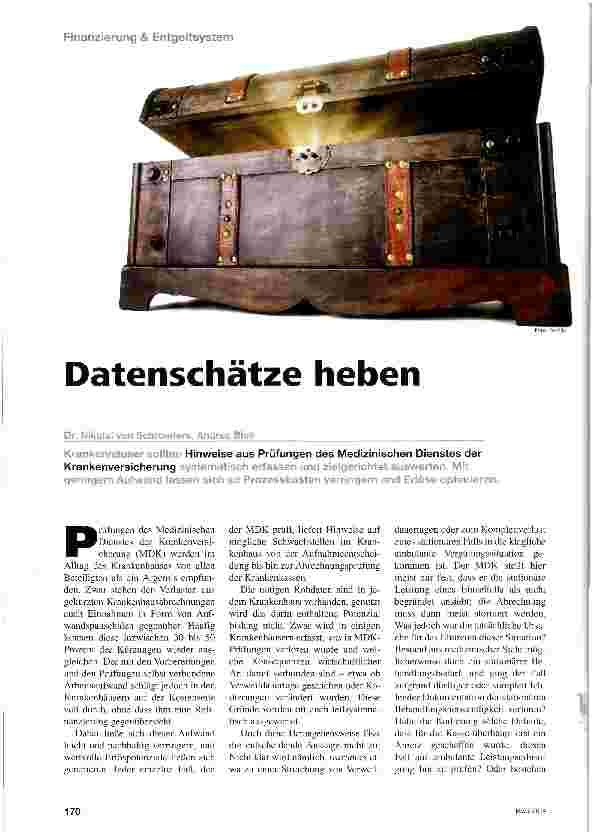 Vorschauseite 1: Datenschätze heben