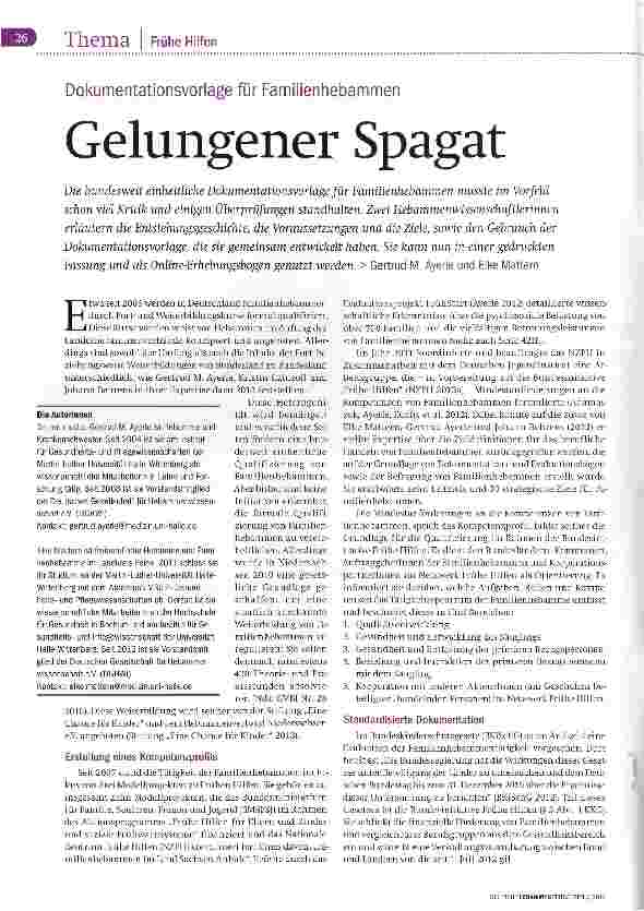 Vorschauseite 1: Gelungener Spagat