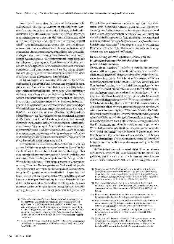 Vorschauseite 3: Die Verankerung eines Wirtschaftsausschusses im Personalvertretungsrecht der Länder-Überflüssige Einrichtung oder sinnvolle Ergänzung? -