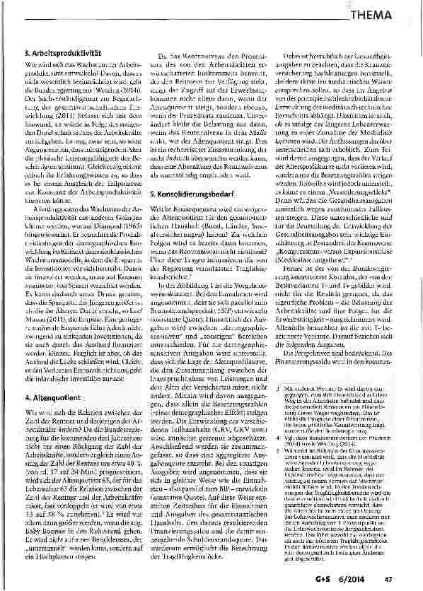 Vorschauseite 3: Warum die Basissicherung kommen wird