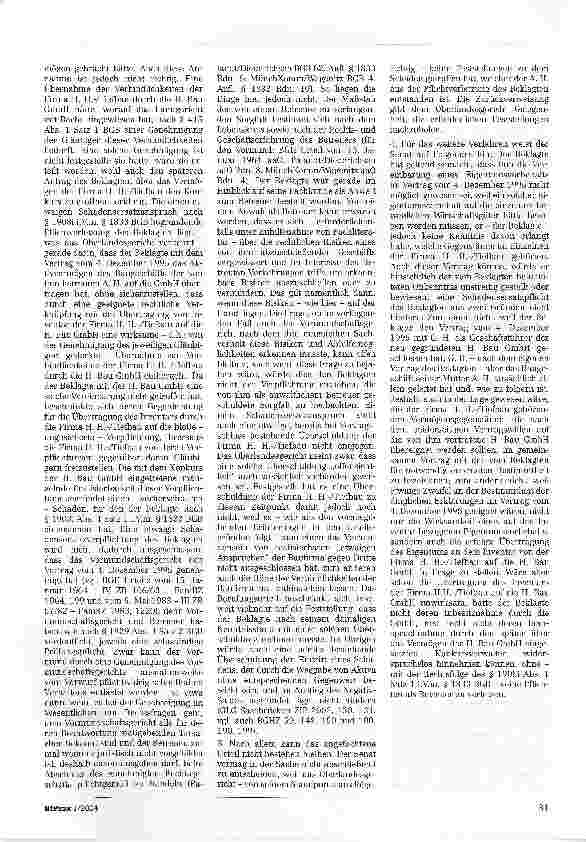 Vorschauseite 2: Zur Schadensersatzpflicht des Betreuers