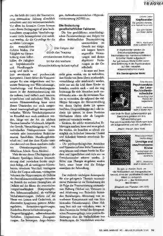Vorschauseite 3: Trauma und Lebensgeschichte