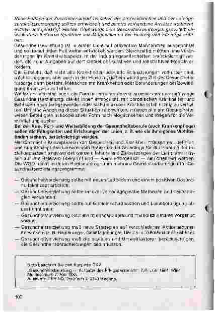 Vorschauseite 2: Pflegepersonal setzt sich für eine bessere Gesundheit ein