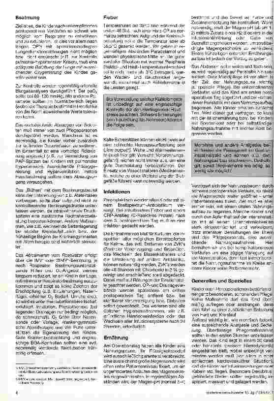 Vorschauseite 3: Die Pflege eine Kindes nach kardiochirurgischem Eingriff