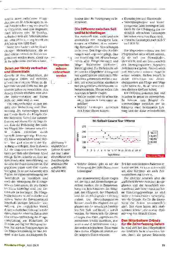 Vorschauseite 2: Beim Klingelton - KennzahlUm wirtschaftlich zu sein, brauchen Pflegedienste geeignete Technik zur Leistungserfassung