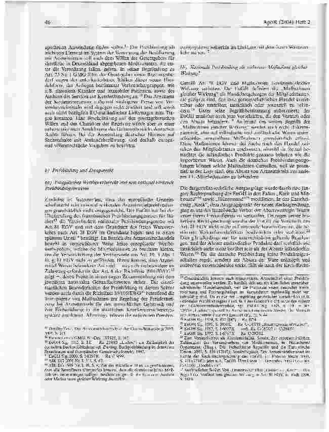 Vorschauseite 3: Verfassungsrechtliche und europarechtliche Bewertung der Neuregelungen zum Versandhandel