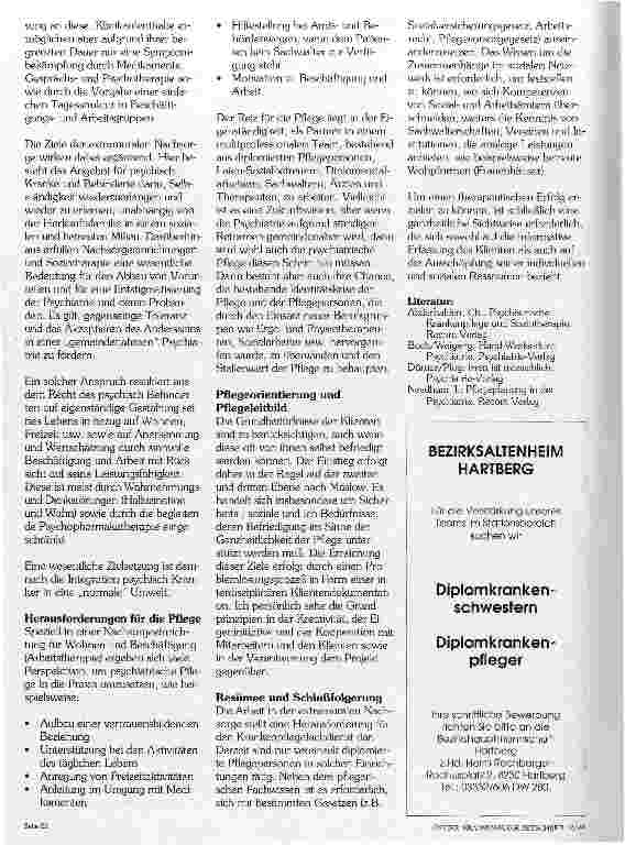 Vorschauseite 3: Psychiatrische Pflege im extramuralen Bereich