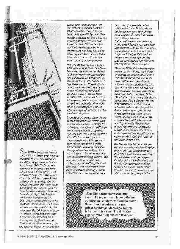 Vorschauseite 2: Hilfe... Die andere Sozialstation