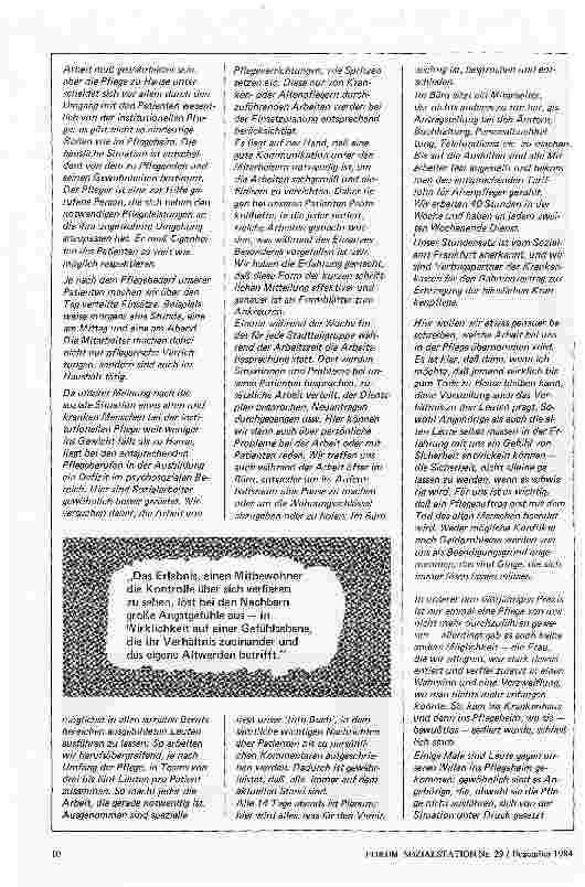 Vorschauseite 3: Hilfe... Die andere Sozialstation