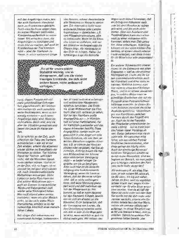 Vorschauseite 5: Hilfe... Die andere Sozialstation
