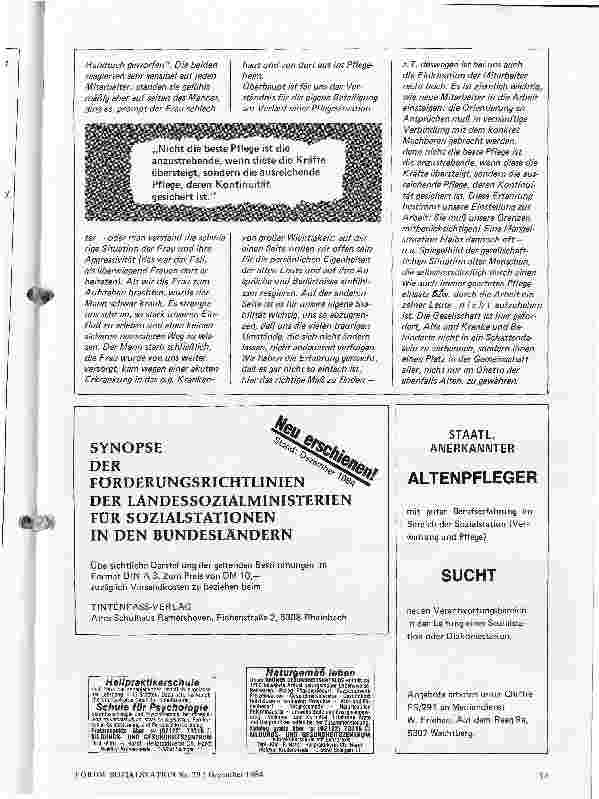 Vorschauseite 6: Hilfe... Die andere Sozialstation