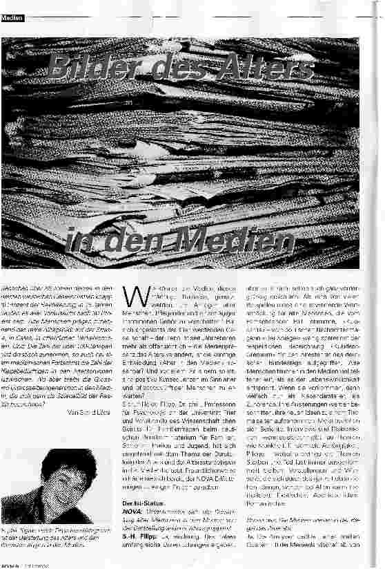 Vorschauseite 1: Bilder des Alters in den Medien