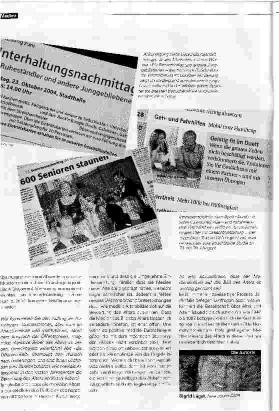 Vorschauseite 3: Bilder des Alters in den Medien