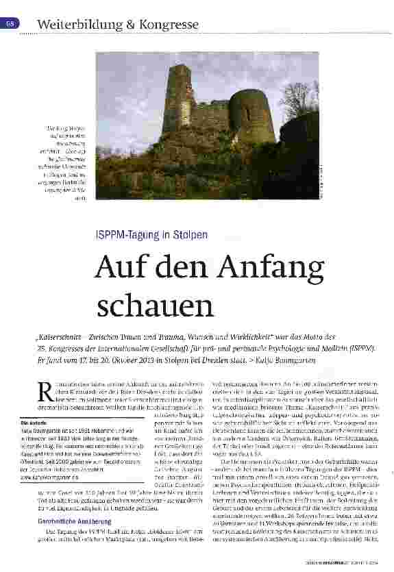 Vorschauseite 1: Auf den Anfang schauen