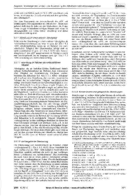 Vorschauseite 3: Vorübergehend unklar - zur Anwendung des Arbeitnehmerüberlassungsgesetzes im öffentlichen Dienst
