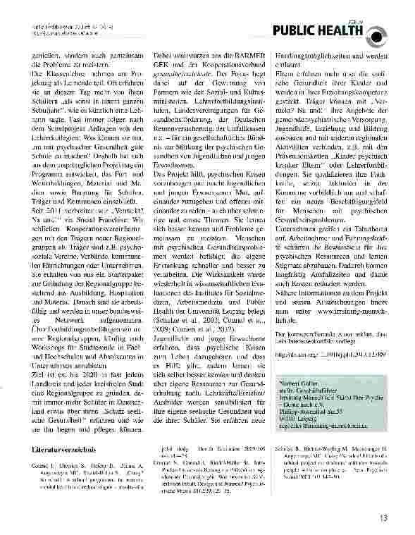 Vorschauseite 2: Verrückt? Na und! - Ein Projekt von Irrsinnig Menschlich