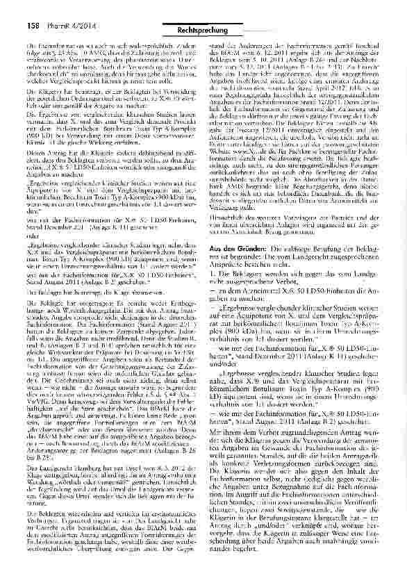 Vorschauseite 2: Irreführung über die wissenschaftliche Erwiesenheit einer Äquivalenzbehauptung