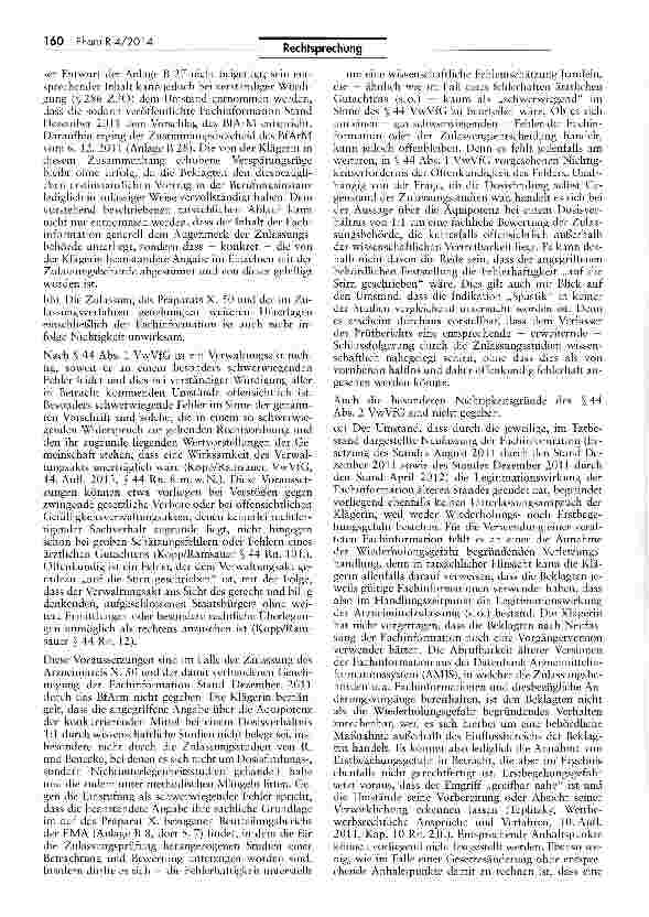 Vorschauseite 4: Irreführung über die wissenschaftliche Erwiesenheit einer Äquivalenzbehauptung