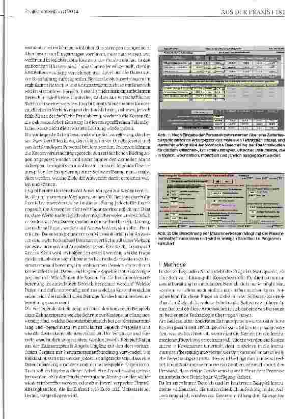 Vorschauseite 2: Notwendigkeit und Realisierbarkeit der Kostenkontrolle von Instrumentenaufbereitung im ambulanten Bereich