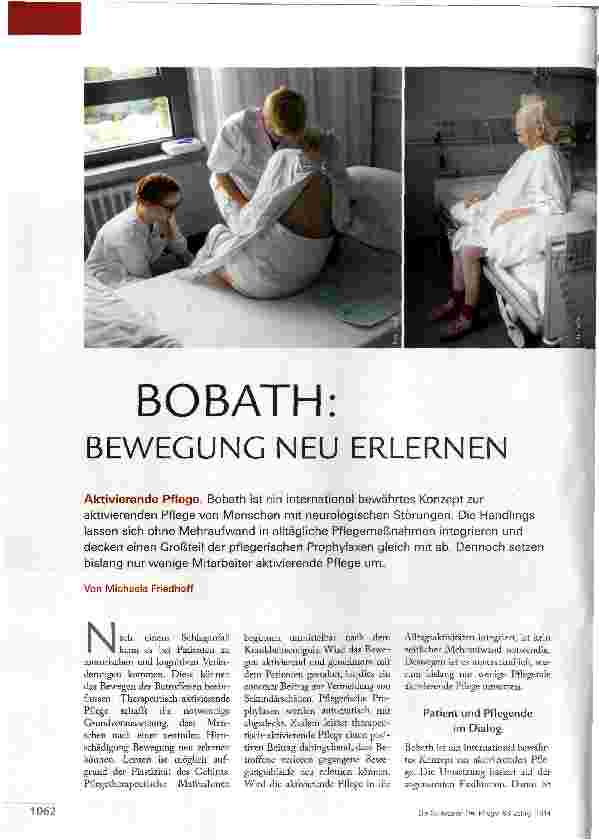 Vorschauseite 1: BOBATH: BEWEGUNG NEU ERLERNEN