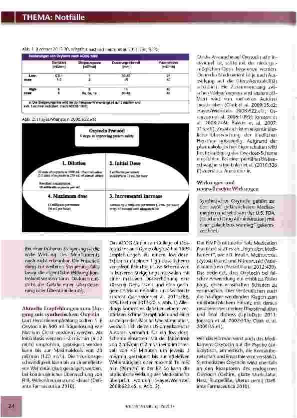 Vorschauseite 3: Oxytocin: Umsicht und Vorsicht statt Routine