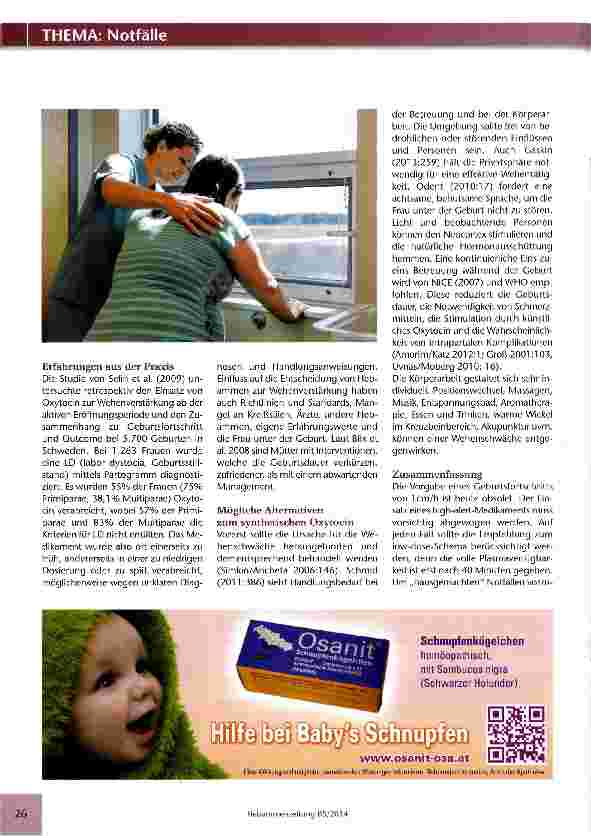 Vorschauseite 5: Oxytocin: Umsicht und Vorsicht statt Routine