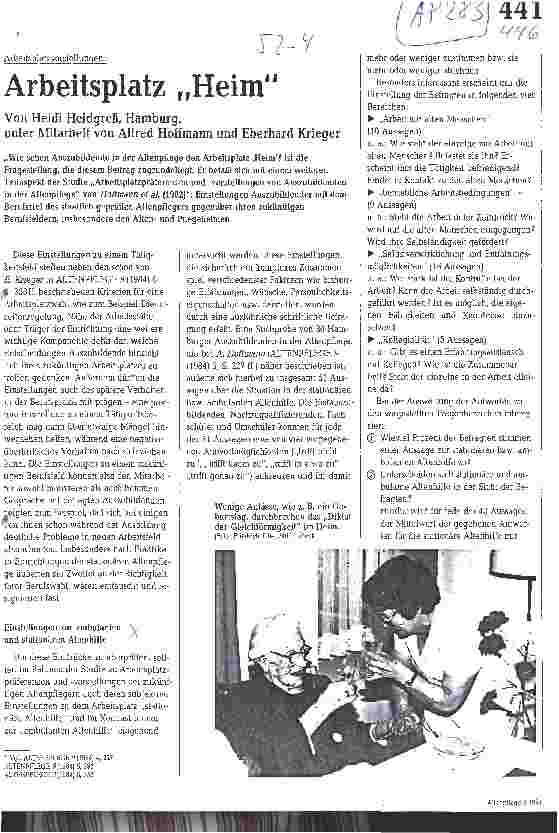 Vorschauseite 1: Arbeitsplatz Heim