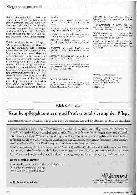Vorschauseite 6: - Primary Nursing - Ein neues Pflegemodell