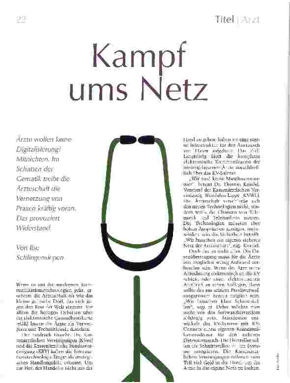 Vorschauseite 1: Kampf ums Netz