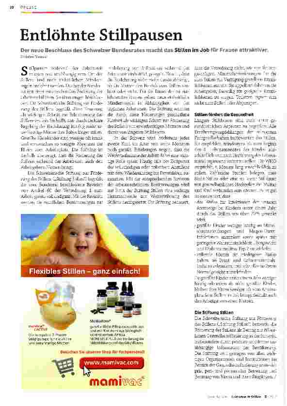Vorschauseite 1: Entlöhnte Stillpausen