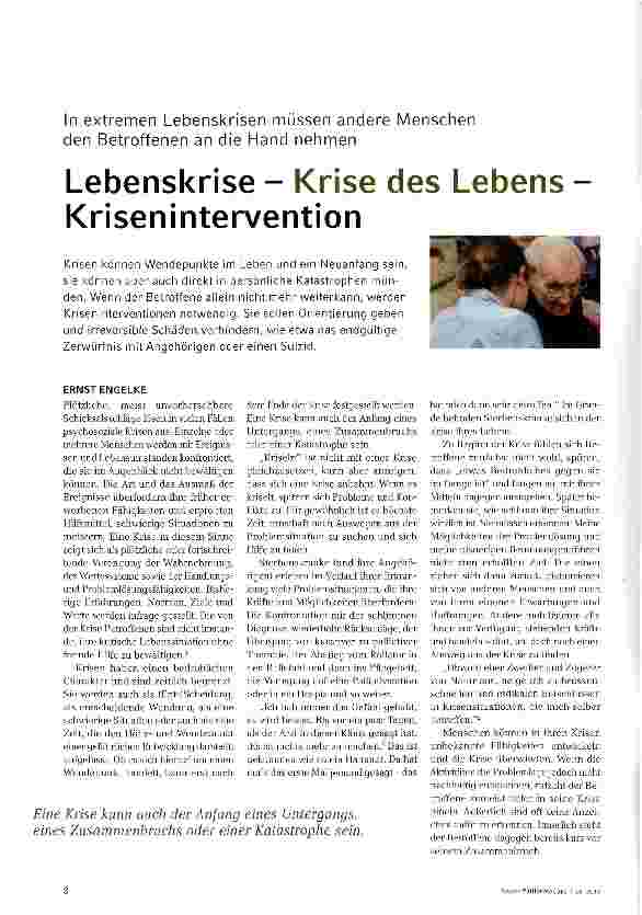 Vorschauseite 1: Lebenskrise - Krise des Lebens Krisenintervention