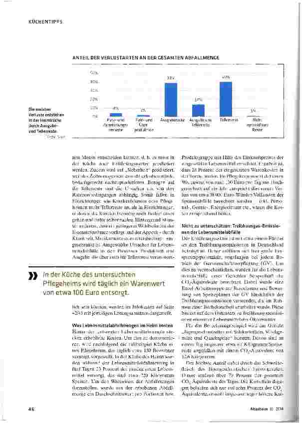 Vorschauseite 3: So sparen Heime Lebensmittelabfall und Kosten