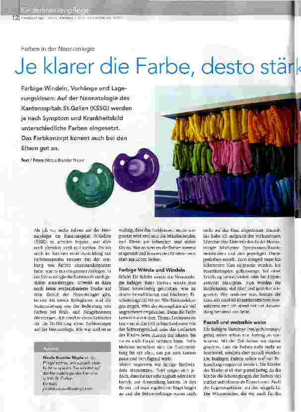 Vorschauseite 1: Je klarer die Farbe, desto stärker die Wirkung