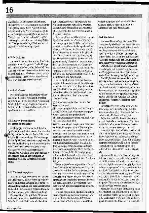 Vorschauseite 2: Formen von darstellendem Spiel