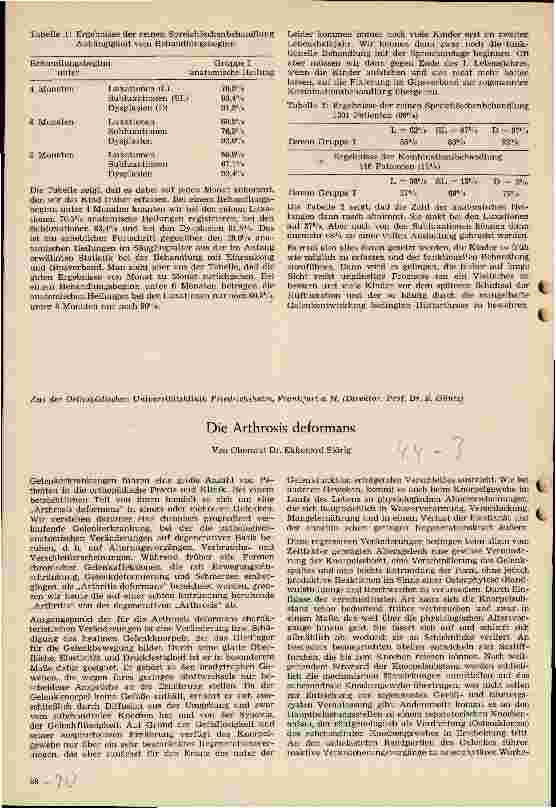 Vorschauseite 1: Die Arthrosis deformans