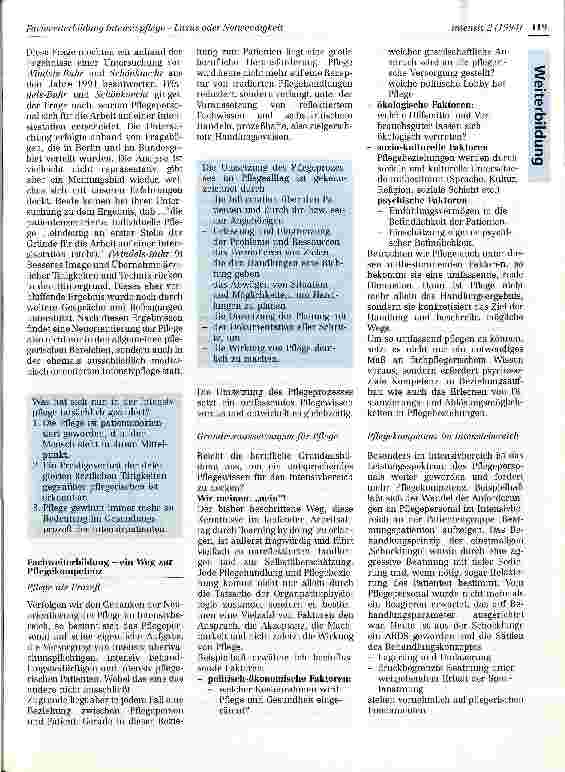 Vorschauseite 3: Fachweiterbildung Intensivpflege - Luxus oder Notwendigkeit? Vortrag