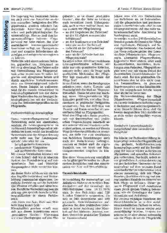 Vorschauseite 4: Fachweiterbildung Intensivpflege - Luxus oder Notwendigkeit? Vortrag