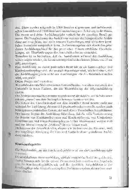 Vorschauseite 3: Probleme der Ausbildung in der Krankenpflege und Kinderkrankenpflege