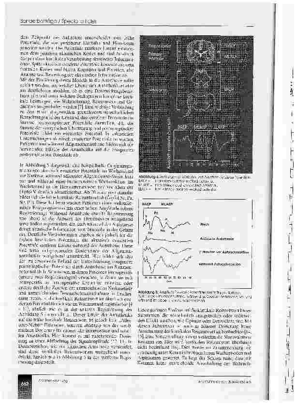 Vorschauseite 4: Die Narkose - Effekte auf hierarchische neuronale Funktionen