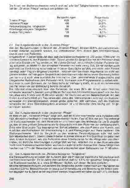 Vorschauseite 2: Das Tätigkeitsfeld der Stationsschwester