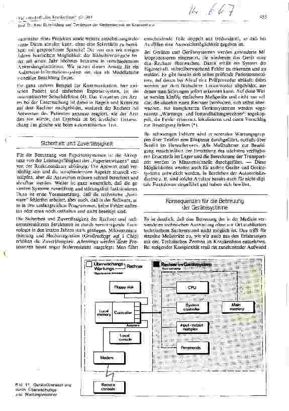 Vorschauseite 6: Entwicklung und Tendenzen der Medizintechnik im Krankenhaus